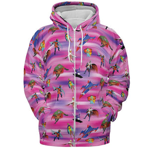 All-over Print Hoodie - 87W8A7R1 - - 3