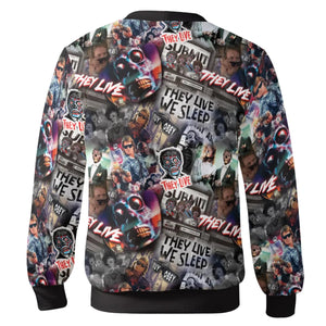 They Live Seamless Pattern Cardigan