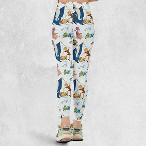 Sword in the Stone Pattern Legging