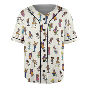 80s Pizza Time Theater Chuck E Cheese Unisex Baseball Jersey