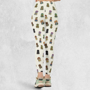 Teenage Mutant Ninja Turtles in Kidrobot style Legging