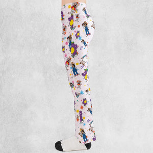 Cheezer Weezer Chuck E Cheese Flare Leggings
