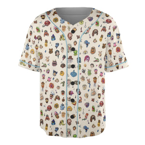 The Muppets Pattern Unisex Baseball Jersey