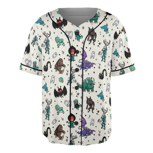 Cryptids of the Americas Cryptozoology Cryptids Monster Unisex Baseball Jersey