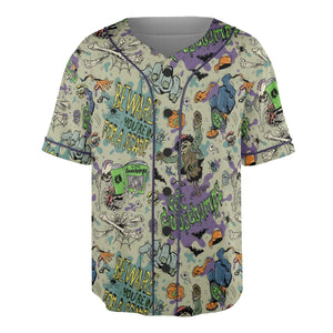 Beware You're In For A Scare Goosebumps Unisex Baseball Jersey