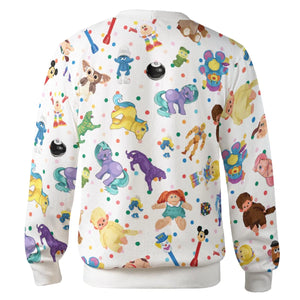 80s Toy Collage Cardigan