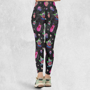 Space Horror Movie Killer Klowns Outer Legging
