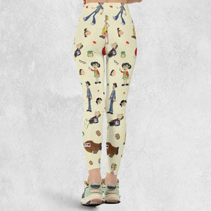 El Chavo Cartoon Characters Legging