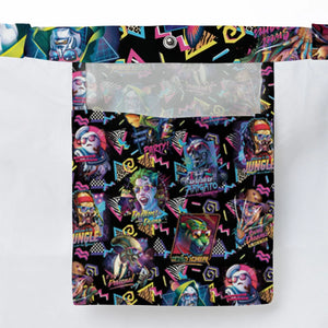 Retro Horror Characters Halloween Large Tote Bag