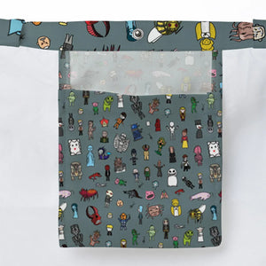The Races of Doctor Who Large Tote Bag
