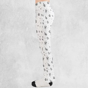 Final Fantasy Creatures Pattern Flare Leggings