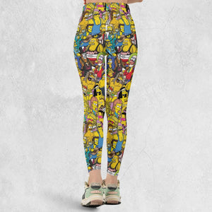WWF Simpsons Legging