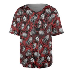 Many Faces Of Dracula Unisex Baseball Jersey