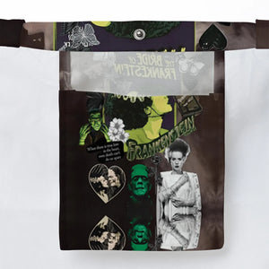 Vintage Bride Of Frankenstein Large Tote Bag