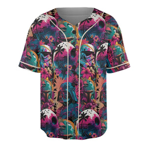 Star Wars Synthwave Unisex Baseball Jersey