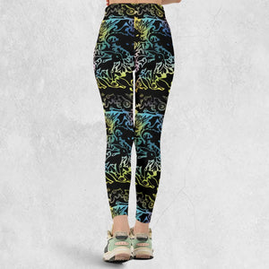 Eevee Pokemon Black Legging