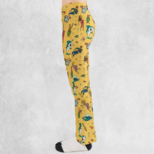 Undersea Style Jabberjaw Flare Leggings