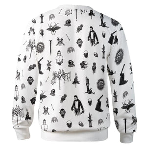 Nosferatu Pattern Cardigan