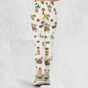 Rugrats Happy Halloween Pattern Legging