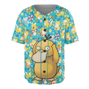 Psyduck Power Pokemon Unisex Baseball Jersey