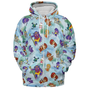 Monchhichis Cartoon Characters All-over Print Hoodie
