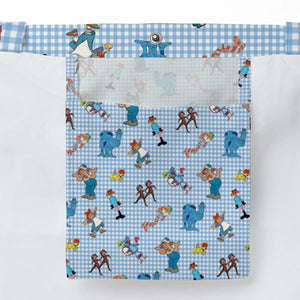 Wholesome Memories Stitched Raggedy Ann & Andy Large Tote Bag