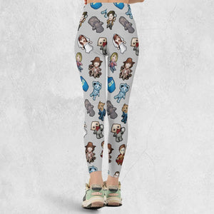 Cartoon Who Doctor Who Legging