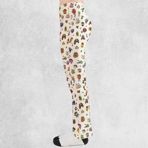 The Muppets Pattern Flare Leggings