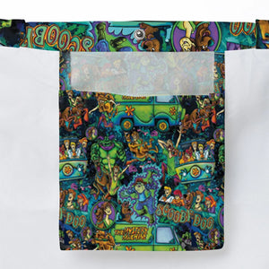 Monsters Mayhem and The Mystery Machine Scooby Doo Large Tote Bag