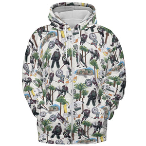Hockey Mighty Ducks Players All-over Print Hoodie