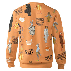 Cuss You Are Fantastic Mr. Fox Cardigan