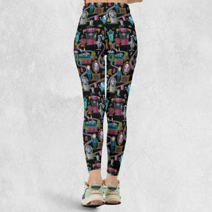 Haunted Mansion Map Legging