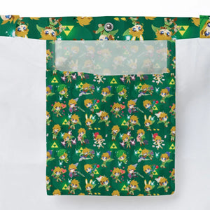 Cute Link Posing The Legend Of Zelda Large Tote Bag