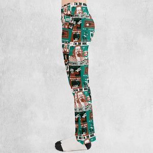 I'm The Dude The Big Lebowski Flare Leggings