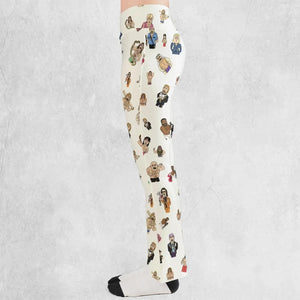 Old School Pro Wrestling Flare Leggings