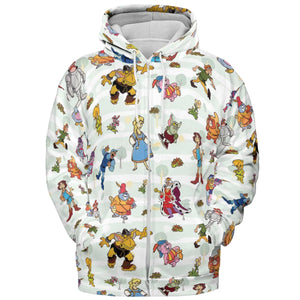 Gummi Bears Gang All-over Print Hoodie