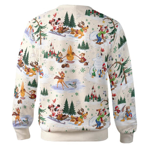Magical Classic Mouse and Friends Christmas Cardigan
