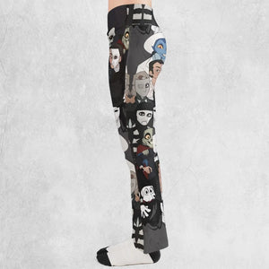 Faces The Phantom of Opera Flare Leggings