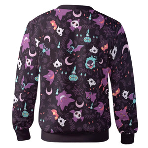 Lavender Town Pokemon Pattern Cardigan
