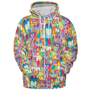 It's a Small World All-over Print Hoodie