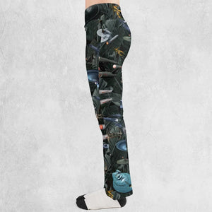 Star Trek Spaceship Pattern Flare Leggings