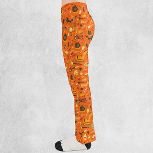 Fantastic Mr. Fox Pattern Flare Leggings