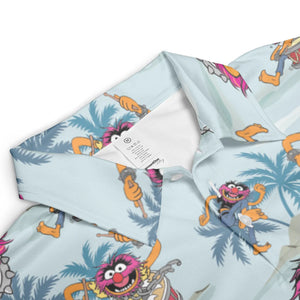 Animal The Muppet Show Drum Tropical AOP Men/Women Polo Shirt