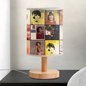 Helen Reddy Albums Fabric Lamp The Voice of Empowerment and Grace