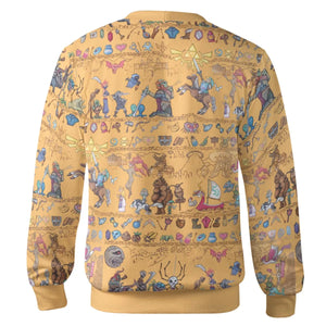Link's Journey Tapestry The Legend Of Zelda Cardigan