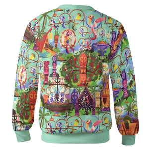 Enchanted Tiki Room Collage Cardigan