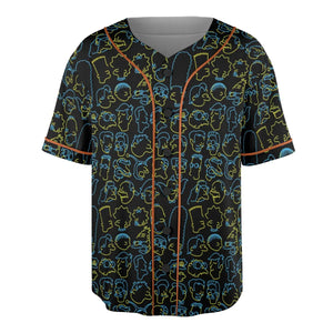 The Simpsons Neon Unisex Baseball Jersey