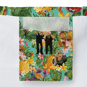 Statler And Waldorf Muppets Tropical Large Tote Bag