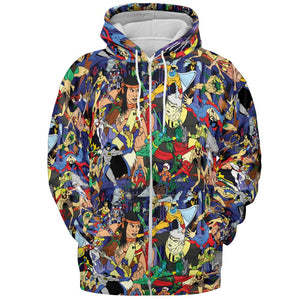 All-over Print Hoodie - 6Y285SDN - - 3