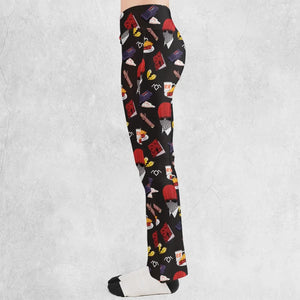Twin Peaks Pattern Flare Leggings